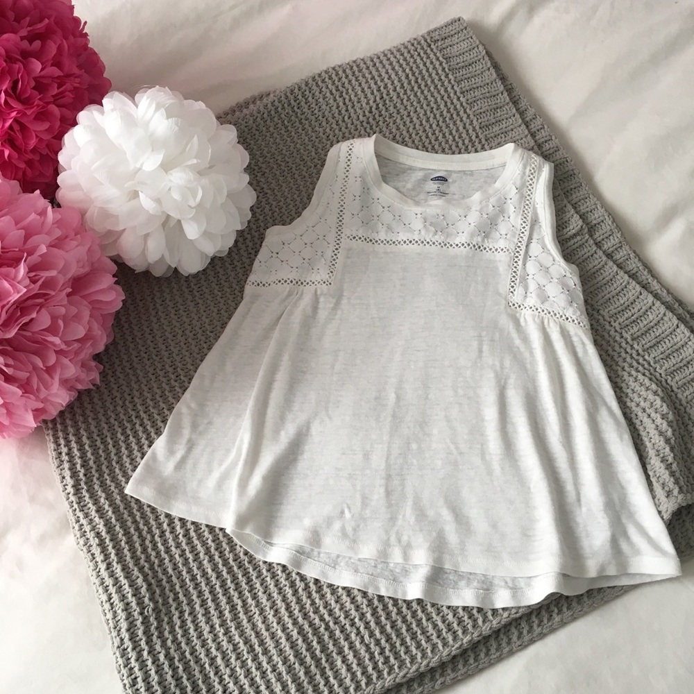 Old Navy White Summer Blouse